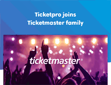 Tablet Screenshot of m.ticketpro.cz